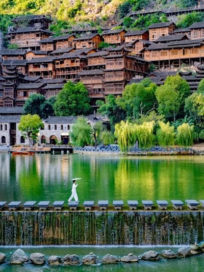 Tour du lịch Trung Quốc: HN - QUÝ DƯƠNG – BÌNH BÁ – THANH NHAM CỔ TRẤN - THIÊN HỘ MIÊU TRẠI 5N4Đ